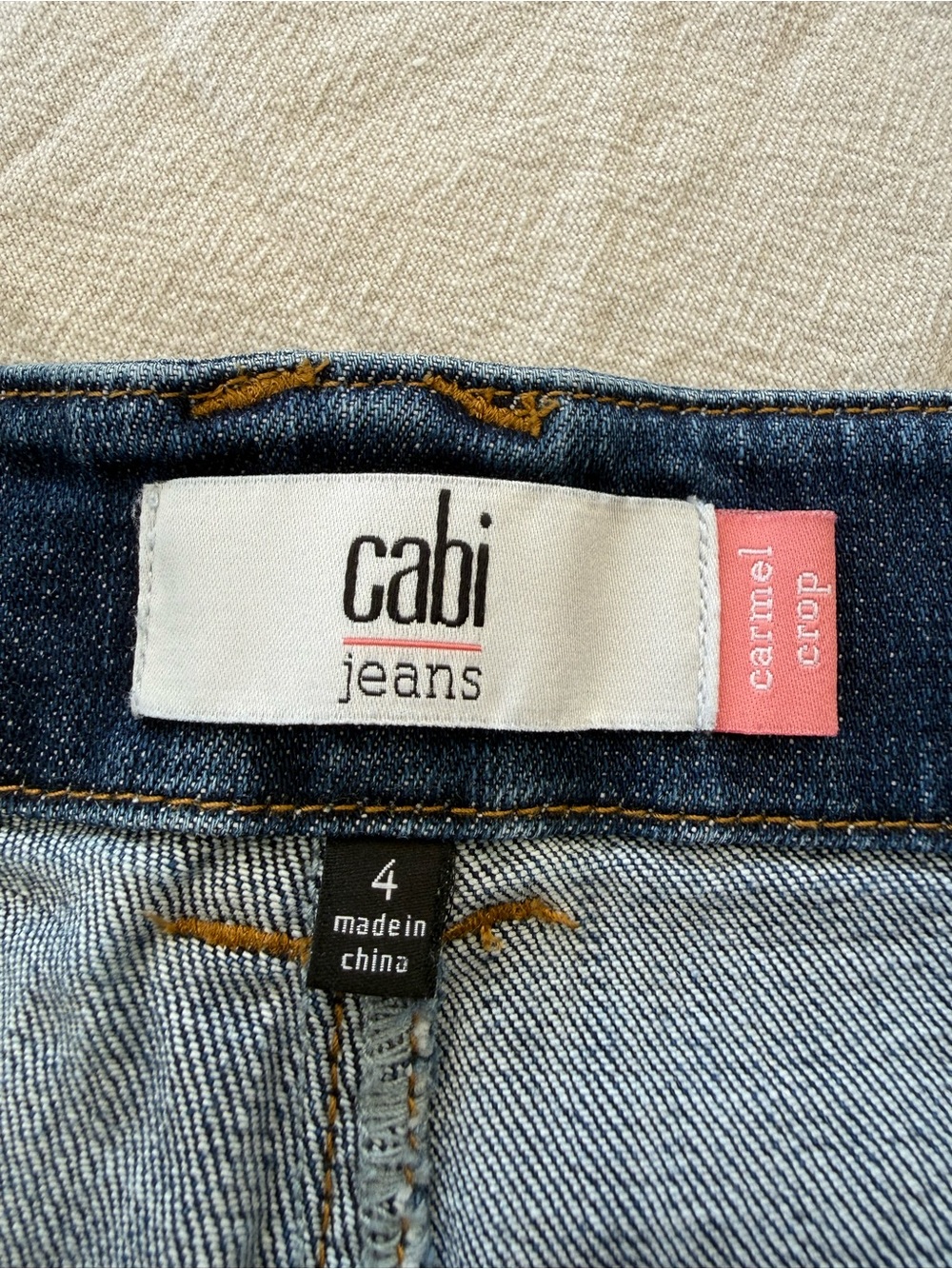 Cabi Carmel Crop Jeans #6704 High Rise Wide Leg Denim [4] - Picture 2 of 3